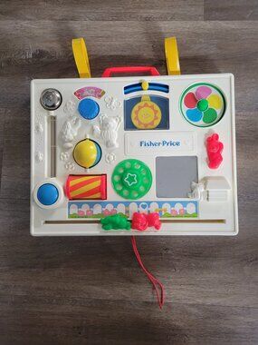 Vintage Fisher Price 1980's Crib Activity Center